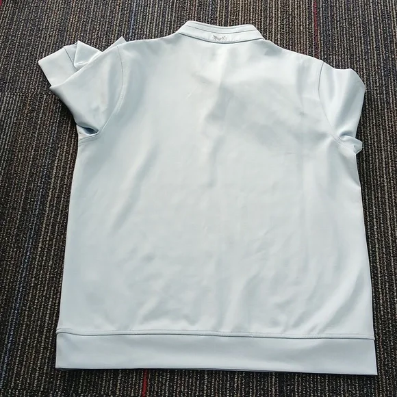 Hickey Freeman 1/4 Zip Pullover Light Blue Medium - Picture 6 of 9